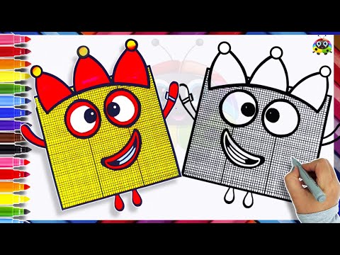 (Numberblocks) NUMBERBLOCK 3000 Drawing & Coloring For Kids  | Easy Drawings For Kids | Art Start
