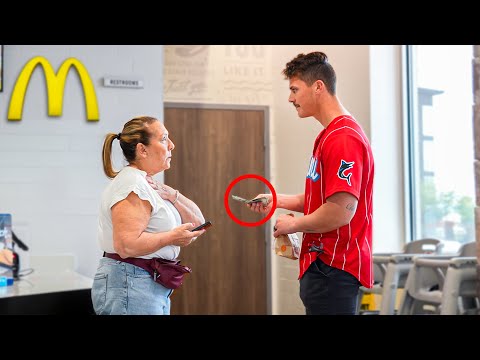 Ordering DoorDash From Restaurants I'm Already At, Then Tipping $500!!