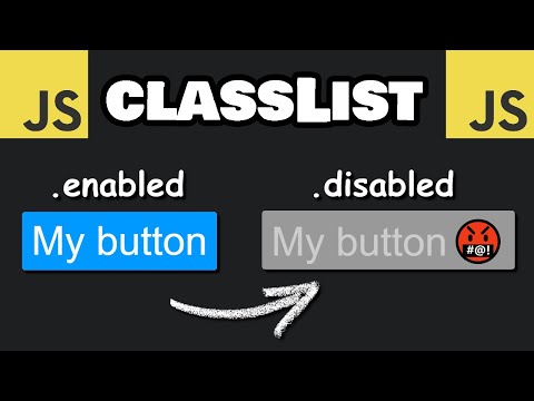 Learn the JavaScript classList property easy! 💡