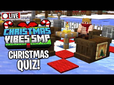 🔴 HUGE CHRISTMAS QUIZ!! | Minecraft LIVE /w Friends!!