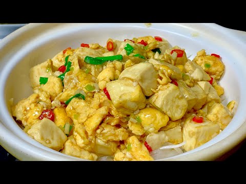 Tofu made this way is so fragrant. It’s more appetizing than big fish and meat. It’s caramel and jui