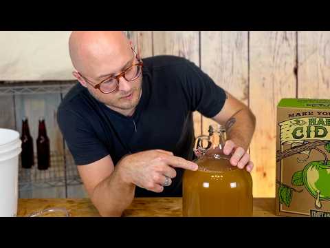 Easy Hard Cider Tutorial - Apple juice to alcohol in 20 days