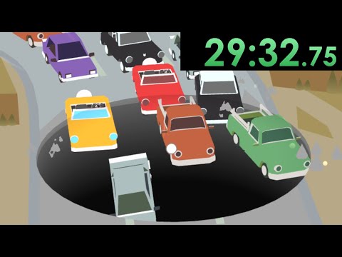 Donut County speedruns are incredibly satisfying
