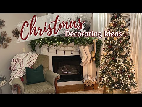 COZY CHRISTMAS 2023 DECOR IDEAS | LIVING ROOM DECORATE WITH ME