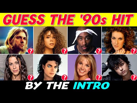 Guess the ‘90s Song by the Intro 🎶 | Music Quiz 🎵