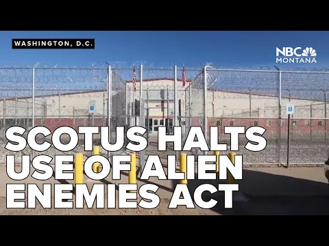 Alien Enemies Act takes center stage after its use is halted by Supreme Court