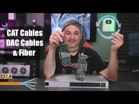 Building Networks: When to run Fiber, Cat 6 or 6A, DAC Cables, and Cat 8