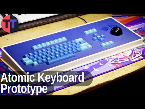 Atomic Keyboard Prototype - A Modern Dasher Keyboard