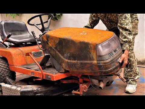 Kubota Off-Road Lawn Mower Complete Restoration Project // Top-Notch Renovation Skills