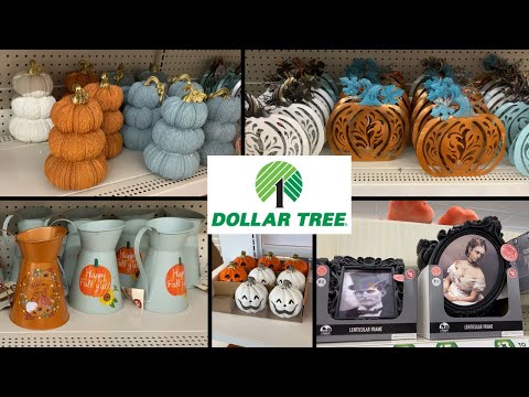 🍁NEW DOLLAR TREE FALL, HALLOWEEN & THANKSGIVING FINDS‼️DOLLAR TREE SHOP WITH ME | DOLLAR TREE DECOR