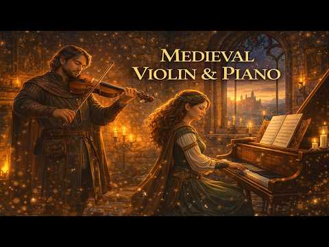 Medieval Evening Sonata 🌙 | Violin & Piano | Relaxing Medieval Instrumental Music