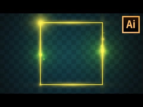 [AI] How to make Glowing effect on Adobe Illustrator cc