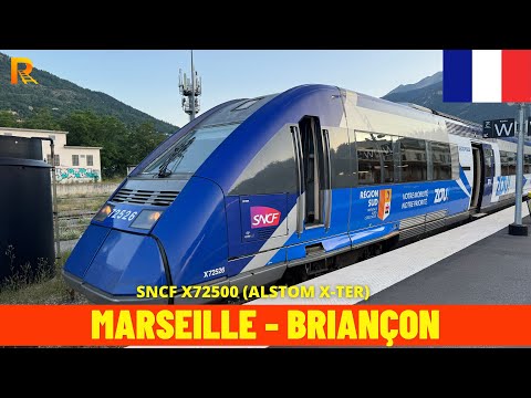 Cab Ride Marseille → Briançon (France, June 2025) train driver's view 4K