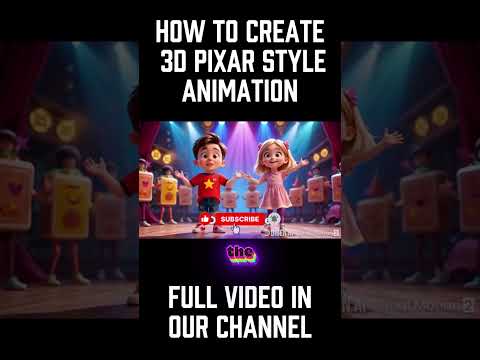 Make Pixar Style 3D Animations FREE With AI