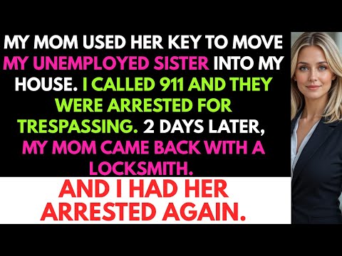 My Mom Used Her Key To Move My Unemployed Sister Into My House. I Called 911 And They…
