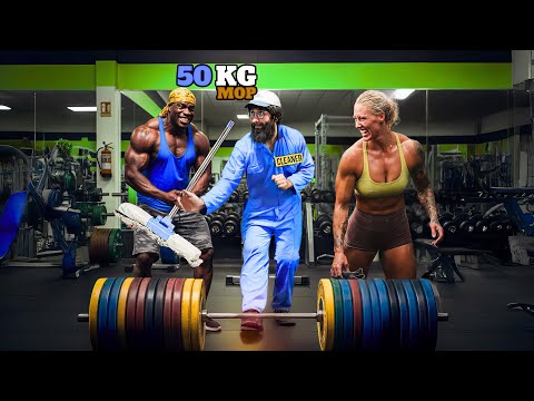 BODYBUILDERS Laughed at Him Again… Until ANATOLY’s 50KG Mop Destroyed Their CONFIDENCE! 💪😱🧹