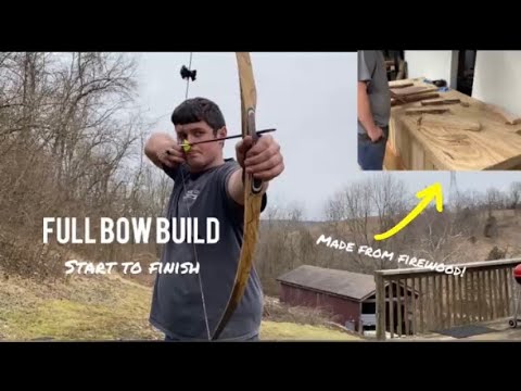 BUILDING A LAMINATED HYBRID LONGBOW (no talking)