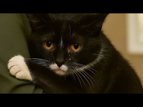 Кошку забрали из приюта после 2 лет ожидания. Она вцепилась в хозяйку… Боясь, что её снова вернут