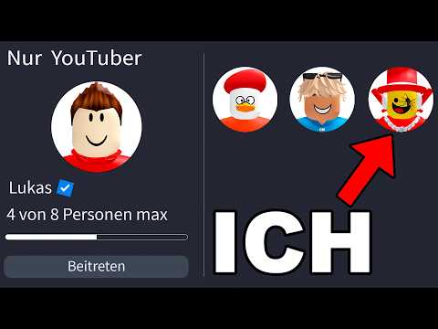 Ich schleiche MICH auf einen "NUR YOUTUBER" Server in Steal A Brainrot!