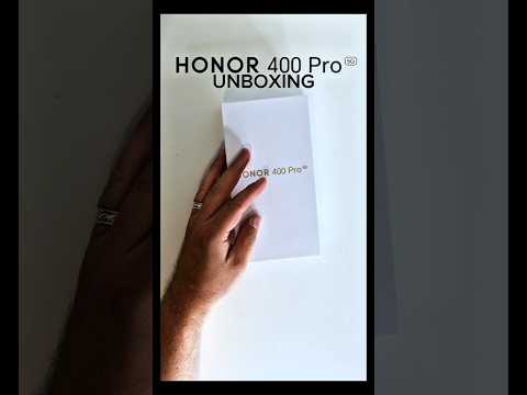Flagship Killer in 2025? Honor 400 Pro Midnight Black #unboxing