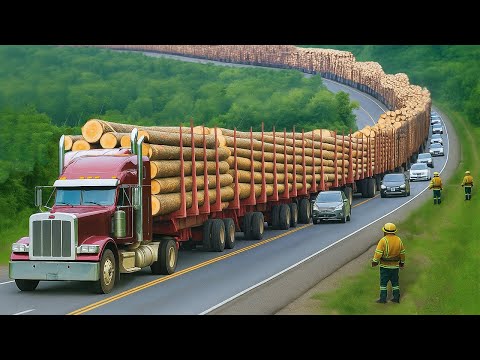 Jaw-Dropping Most Dangerous Transport Skills | Extreme Heavy Machinery