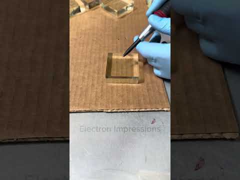 Freezing lightning in acrylic! pt. 6 #experiment #particleaccelerator #science #particlephysics