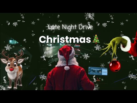 Christmas Songs 🎅 Late Night Drive Playlist 🎄🚗