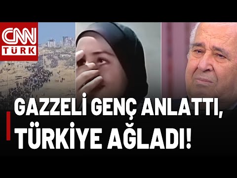 Gaza native Sawsan spoke to CNN TÜRK, and there were emotional moments! "I'm so glad Türkiye exis...