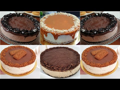 نوضي خدمي على راسك🤑 بخليط واحد‼️ غادي تخرجي تشكيلة متنوعة من الحلويات😍تشيزكيك بدون⬅️فرن/بيض/جيلاتين