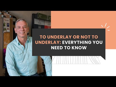 🧰 To Underlay or Not to Underlay: Everything You Need to Know to Make the Right Choice