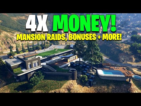 NEW MANSION RAIDS, 4X MONEY, DISCOUNTS & MORE! GTA Online Weekly Update