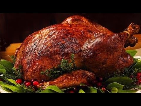 中式烤火鸡，外皮脆，内部肉嫩多汁，以及Gravy 做法 Super Juicy Roasted Turkey