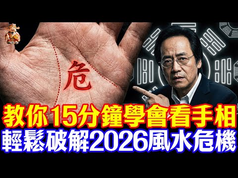 倪海廈首次公开斷八字看手相絕技：15分鐘快速掌握手相，倪師一招教你改命養心，輕鬆破解2026年風水危機【完整版】 #倪海廈 #手相 #中醫養生 #2026赤馬紅羊劫 #經方