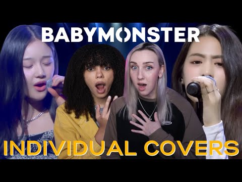 COUPLE REACTS TO BABYMONSTER | ALL INDIVIDUAL COVERS