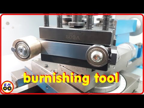 Lathe - Rolling tool for perfect smooth surface