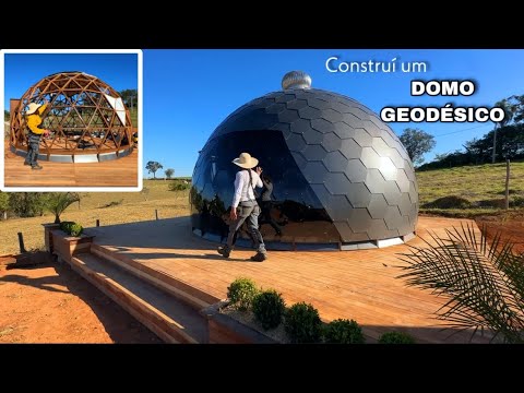 WE FINISHED our little house in 5 DAYS!!! GEODESIC DOME.