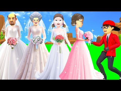 Scary Teacher 3D vs Squid Game 2 Dressing Wedding Style Beautiful Nice or Error 5 Times Challenge