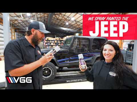 We SPRAY PAINTED My Jeep Wrangler!  Impressive Results For CHEAP!