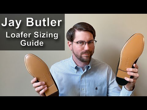 Jay Butler Loafer Sizing Guide