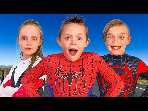 Spiderman vs Sneaky Villain | Fun Squad