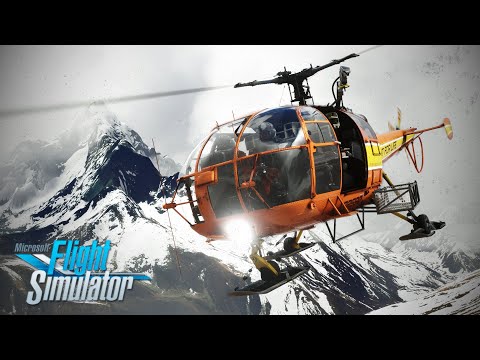 A GAME CHANGER for MSFS Helicopters? | Medevac on Mt Everest | Taog's Hangar Alouette III Review