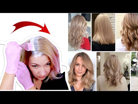 Шикарное Окрашивание волос в Бежевый | Новый Микс красок | Отвечаю на ВАШИ вопросы