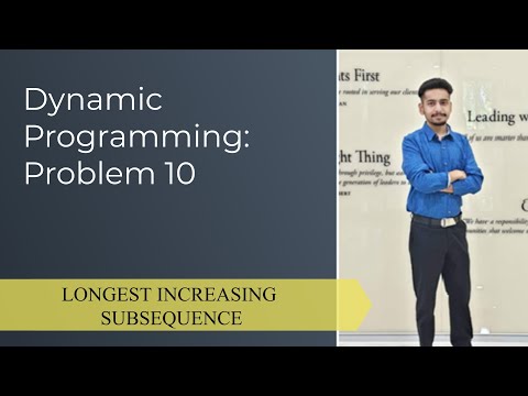 Longest Increasing Subsequence in O(NlogN)