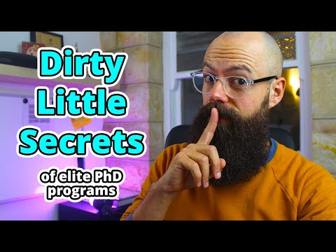 Dirty little secrets of elite PhD programs