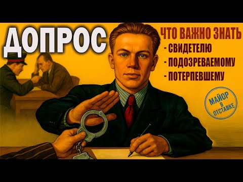 Допрос — как не сесть за собственные слова