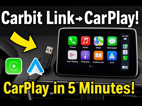 Convert CarbitLink to Apple CarPlay & Android Auto | Easy USB Device Tutorial