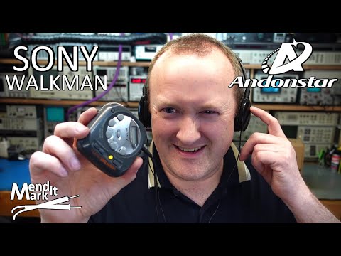 ANDONSTAR Digital Microscope & the SONY SRF-M35 Walkman Repair