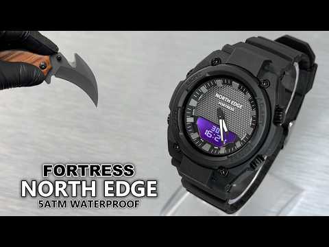 Fortress - North Edge Unboxing and Review Sport Military Watch - Aesthetic ASMR
