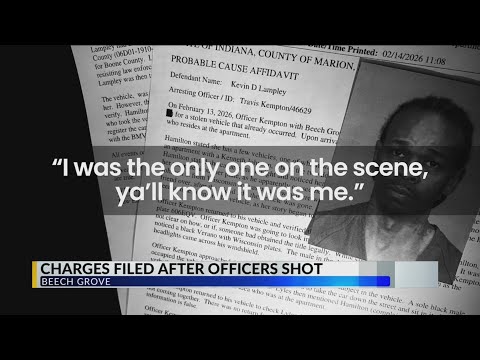 Murder, attempted murder charges filed against suspect in Beech Grove officer’s death