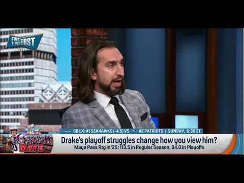 FIRST THINGS FIRST | Nick Wright STUNS, Drake Maye Has Been HISTORICALLY BAD With Patriots | NFL
